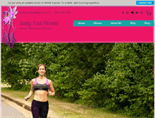 Tablet Screenshot of bodytoolfitness.com